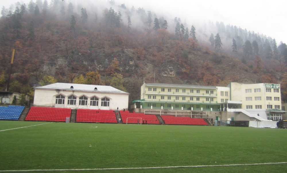 Jemal Zeinklishvili Stadium in Borjomi, Georgia